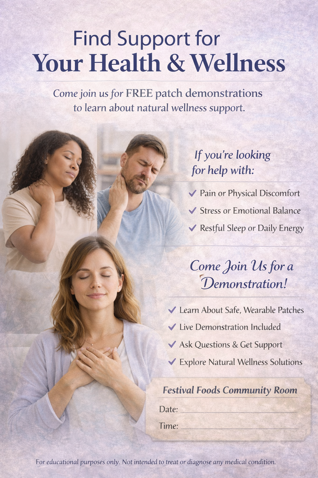 Patch Party & Wellness Workshop