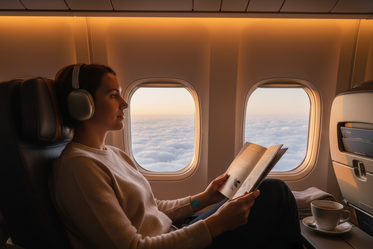 Comfortable airplane travel