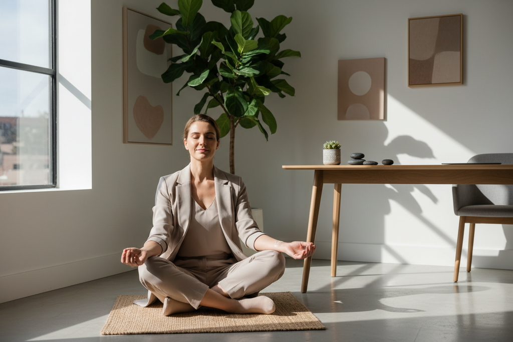Meditation break with Zen patch