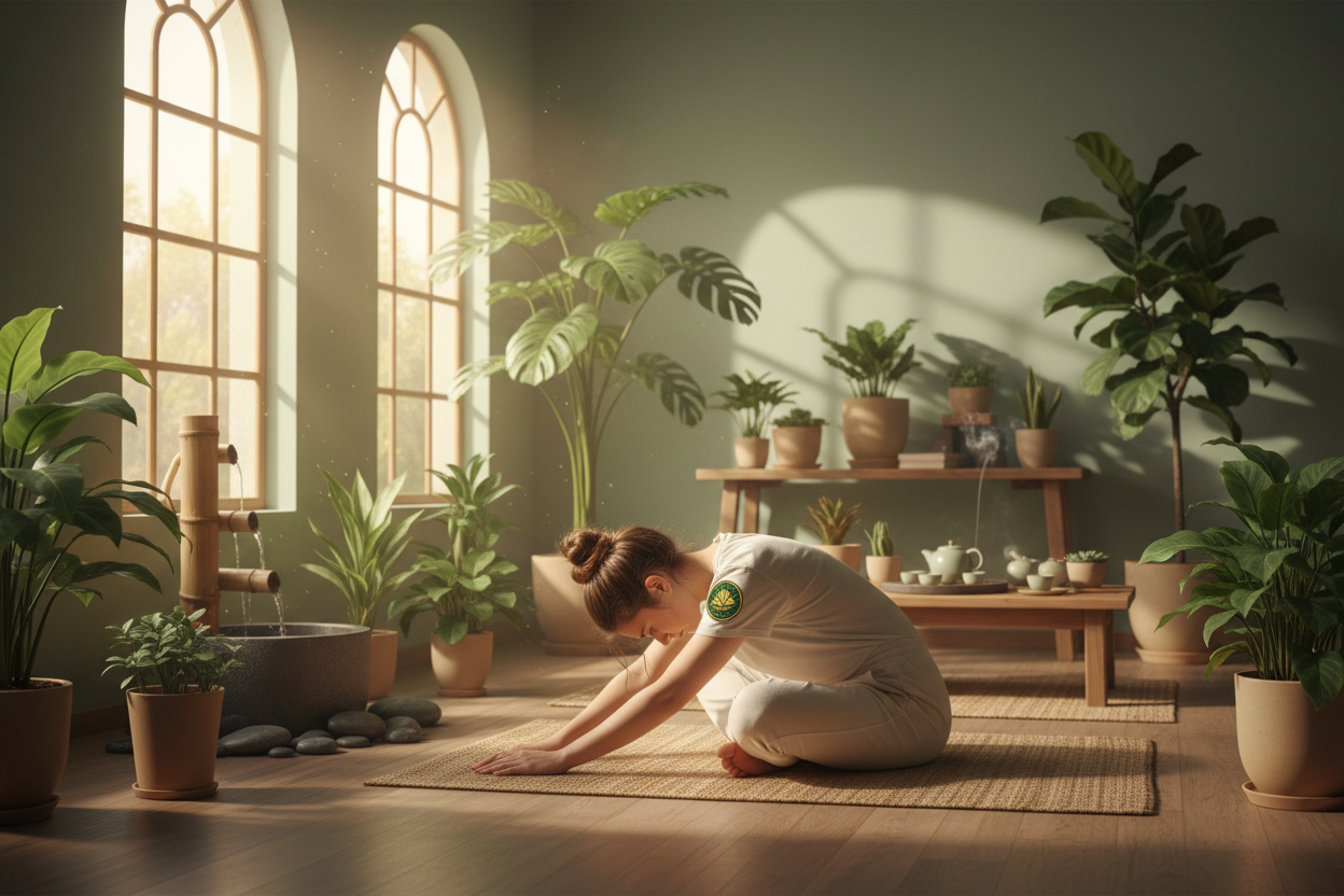 Mindful yoga practice